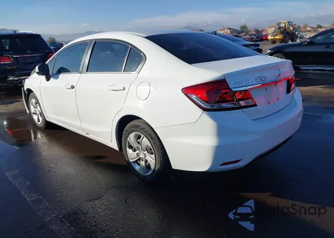 2013 Honda Civic Lx из США, поврежденный, VIN 19XFB2F53DE069927